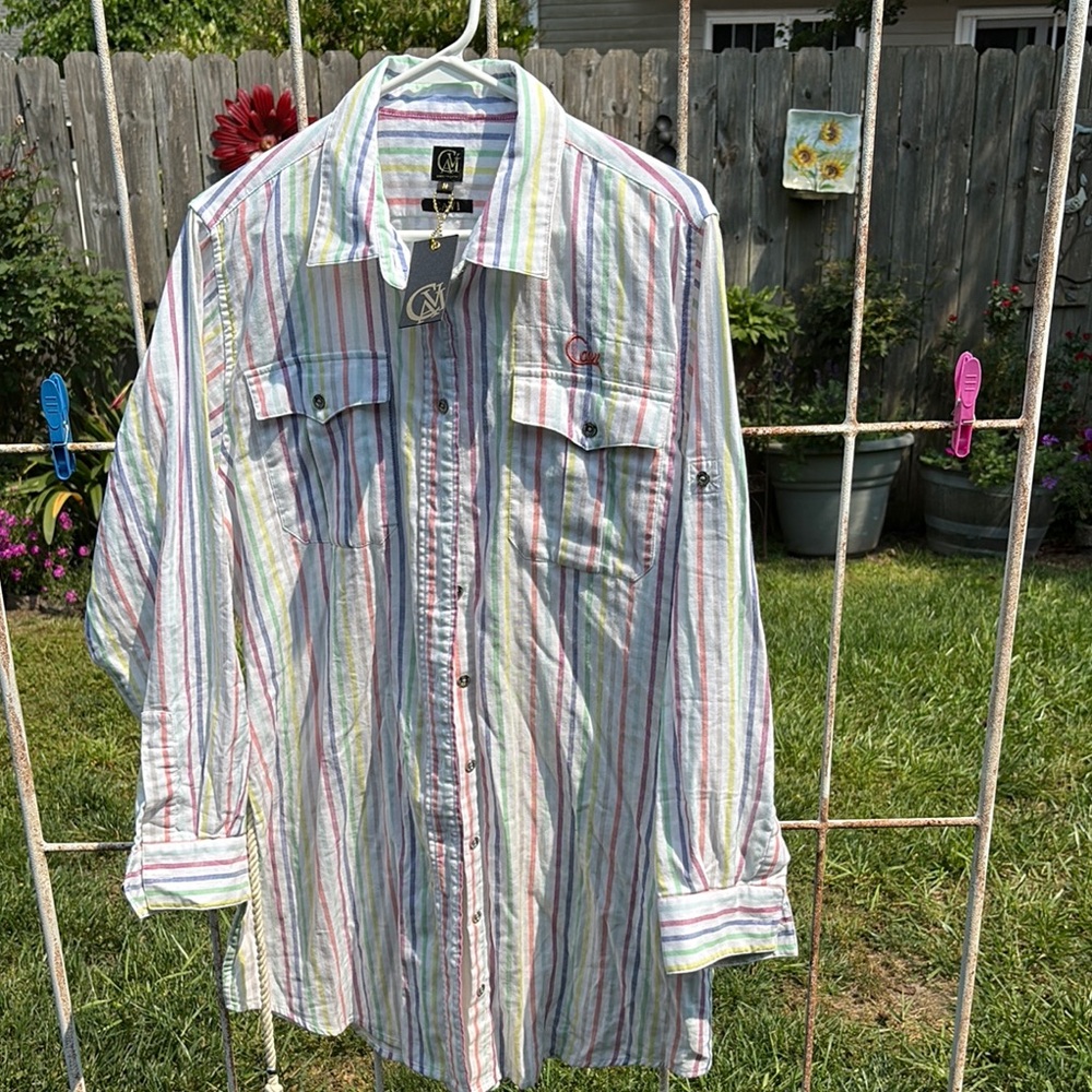 Cavi Multicolor Striped Shirt dress